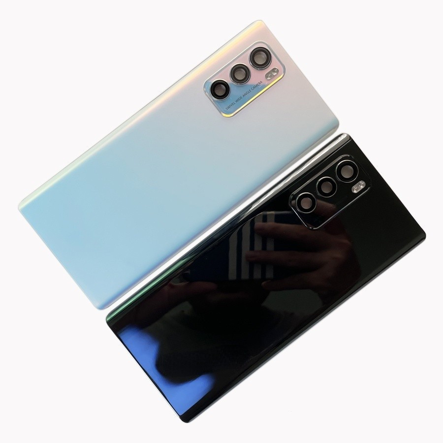 เคสแบตเตอรี่ด้านหลังพร้อมกรอบเลนส์ทดแทนสําหรับ LG Wing 5G LMF100N LM-F100V