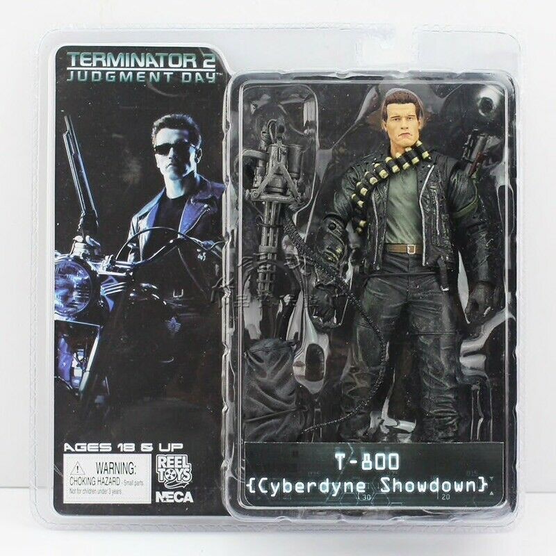 NECA Terminator T800 Schwarzinger Arnnold Skeleton T1000 ตํารวจ 23 ซม.รูปตุ๊กตา