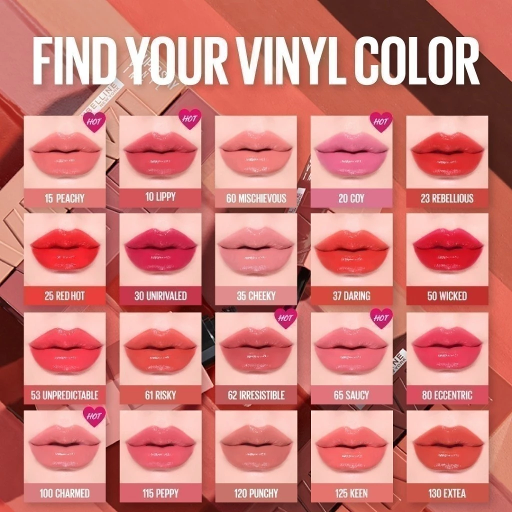 [ลิปฉ่ำวาวยอดขายล้านแท่ง*] MAYBELLINE SUPER STAY VINYL INK LIPSTICK เมย์เบลลีน ซุปเปอร์สเตย์ ไวนิลอิงค์ ลิปสติก thumbnail 5