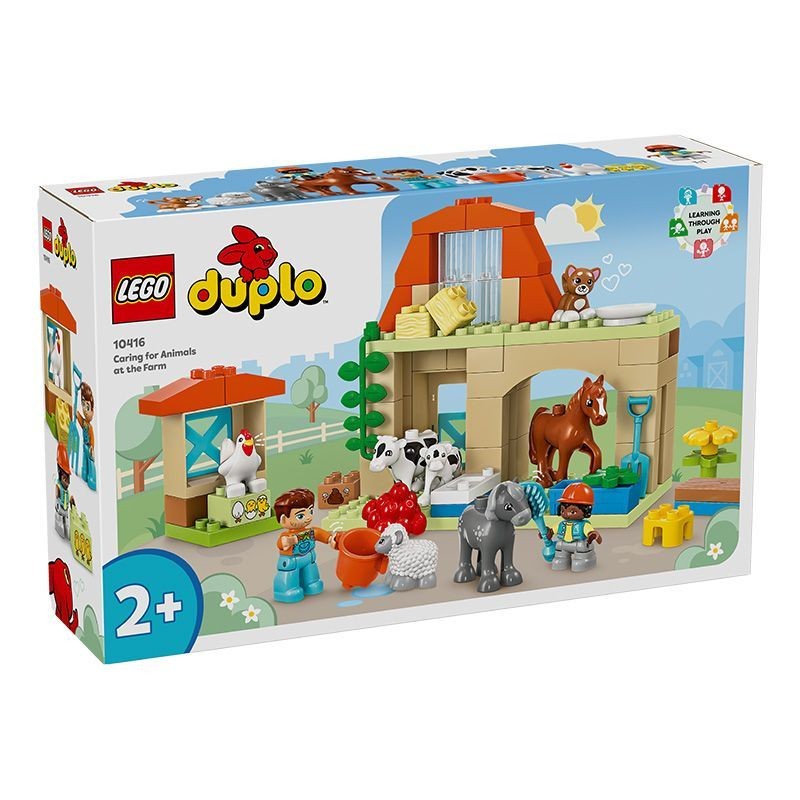LEGO Character [ของแท้อย่างเป็นทางการ] LEGO LEGO 10416 Happy Farm Animal Building Blocks ของเล่นเด็ก