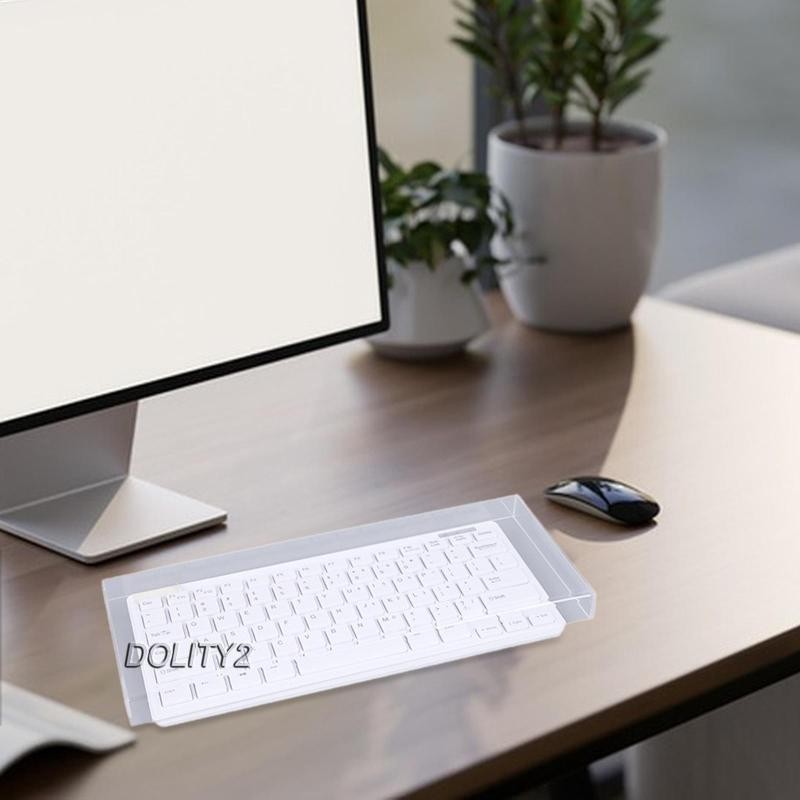 [Dolity2] คีย์บอร์ดฝาครอบกันฝุ่น 96-100Key โปร่งใส High Home Gaming Keyboard Case 16.30inchx6.26inch