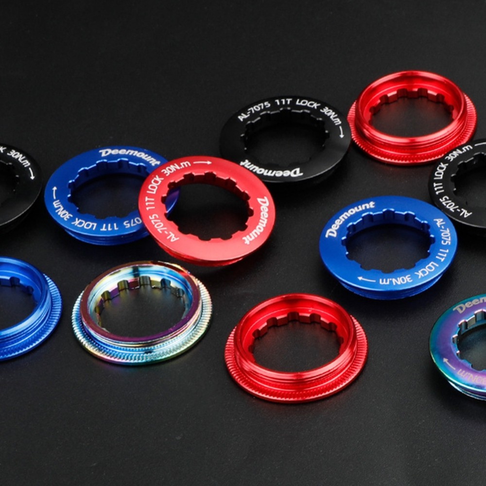 Anodized Alloy Lockring 28g น้ําหนัก CNC Machined อลูมิเนียมมาตรฐาน 1.29mm Pitch