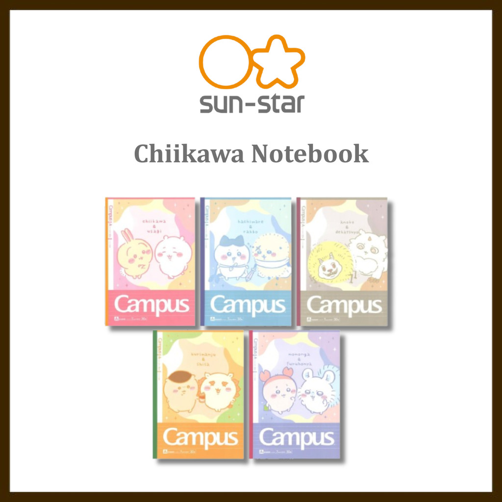 Sun-Star Stationery Chikawa Campus Notebook Collection