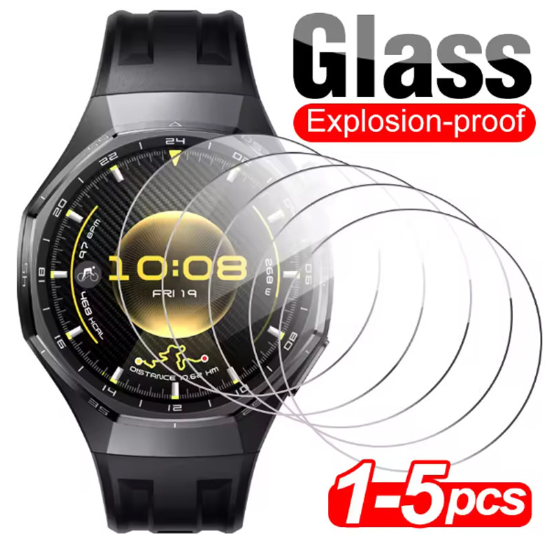 5 ชิ้นกระจกนิรภัยสําหรับนาฬิกา Huawei GT 6 Pro 46 มม.ป้องกันหน้าจอ HD Anti-Scratch ฟิล์มสําหรับนาฬิกา Huawei GT6 46 มม.41 มม.อุปกรณ์เสริม