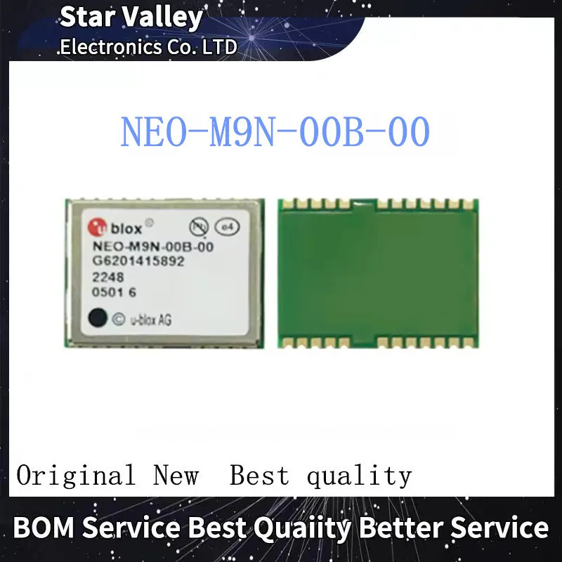 Ublox Original NEO-M9N-00B-00 Four Star Multi ความถี่ BDS/GPS เปลี่ยน M8N ตําแหน่งโมดูล GNSS โมดูล