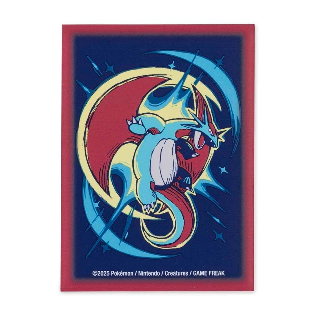 Overseas Pokémon Center: Pokémon Center x OMOCAT: Salamence Card Sleeves (65 pieces) ㅤDirect From Ja