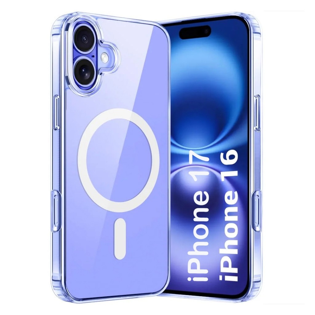 เคสชาร์จไร้สาย iPhone 17 / 16 / 16 Plus เคสไอโฟน16 เคสไอโฟน17 เคสใส ขอบนิ่ม กันกระแทก iPhone17/16/16