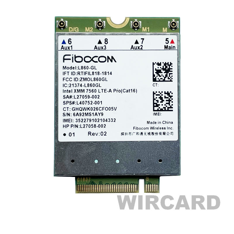 HP X360 830G6 840G5 840G6 850G6 4G โมดูล L860-GL L27188 XMM7560