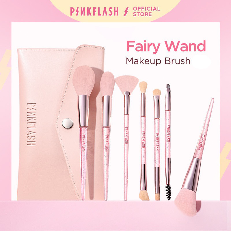 PINKFLASH PF-T04 Fairy Wand ชุดแปรงแต่งหน้า Multi-Use Face Eye Contour Foundation เครื่องมือ