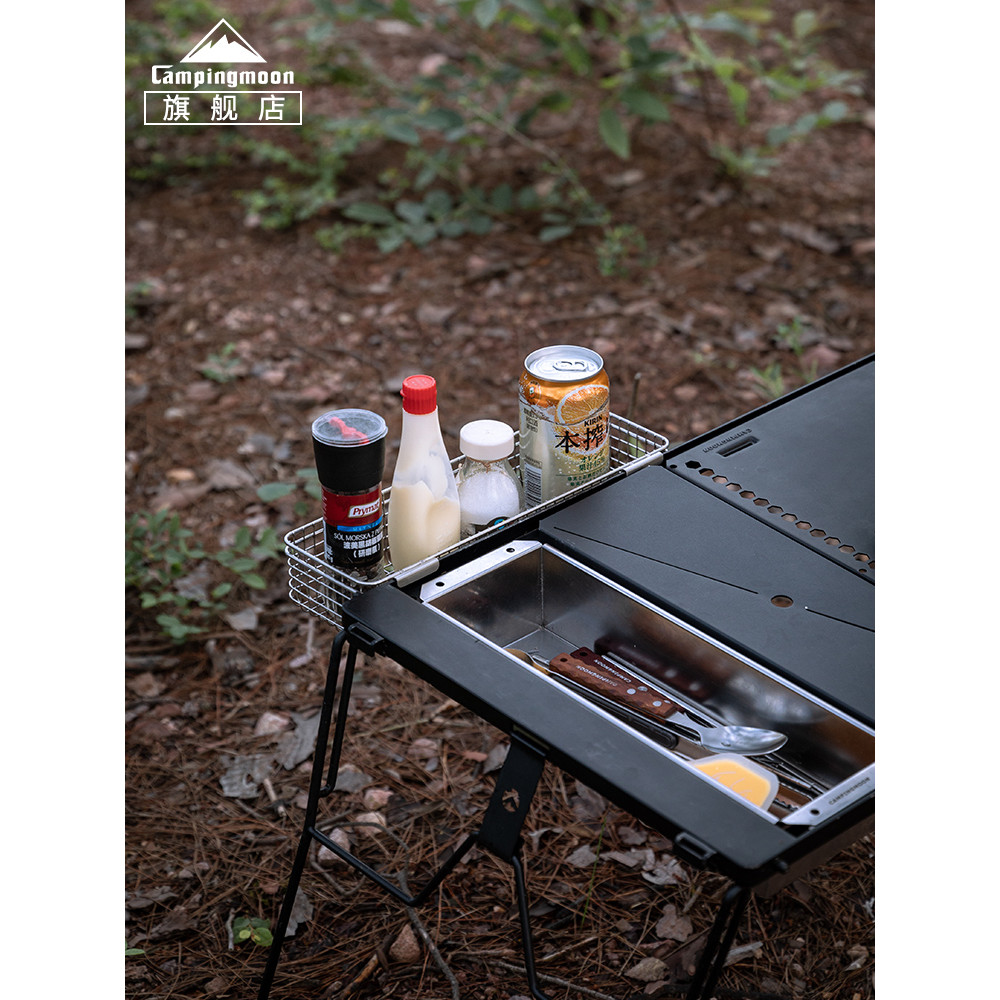 Campingmoon CK-10 กล่องเก็บช้อนส้อม IGT สแตนเลส อเนกประสงค์ ใช้เป็นอ่างล้างจานและที่แขวน ต่อเป็นโต๊ะปิกนิกได้ ของแคมป์ปิ้ง ตั้งแคมป์ ราคา ถูกที่สุด ดีลบีเคเค แกลเลอรีภาพที่ 4