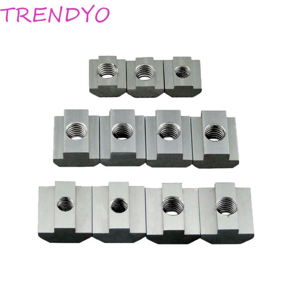 TRENDYO Hammer Nut Squareโปรไฟล์อลูมิเนียม 2020 3030 4040 4545 T Block T Slot Nut
