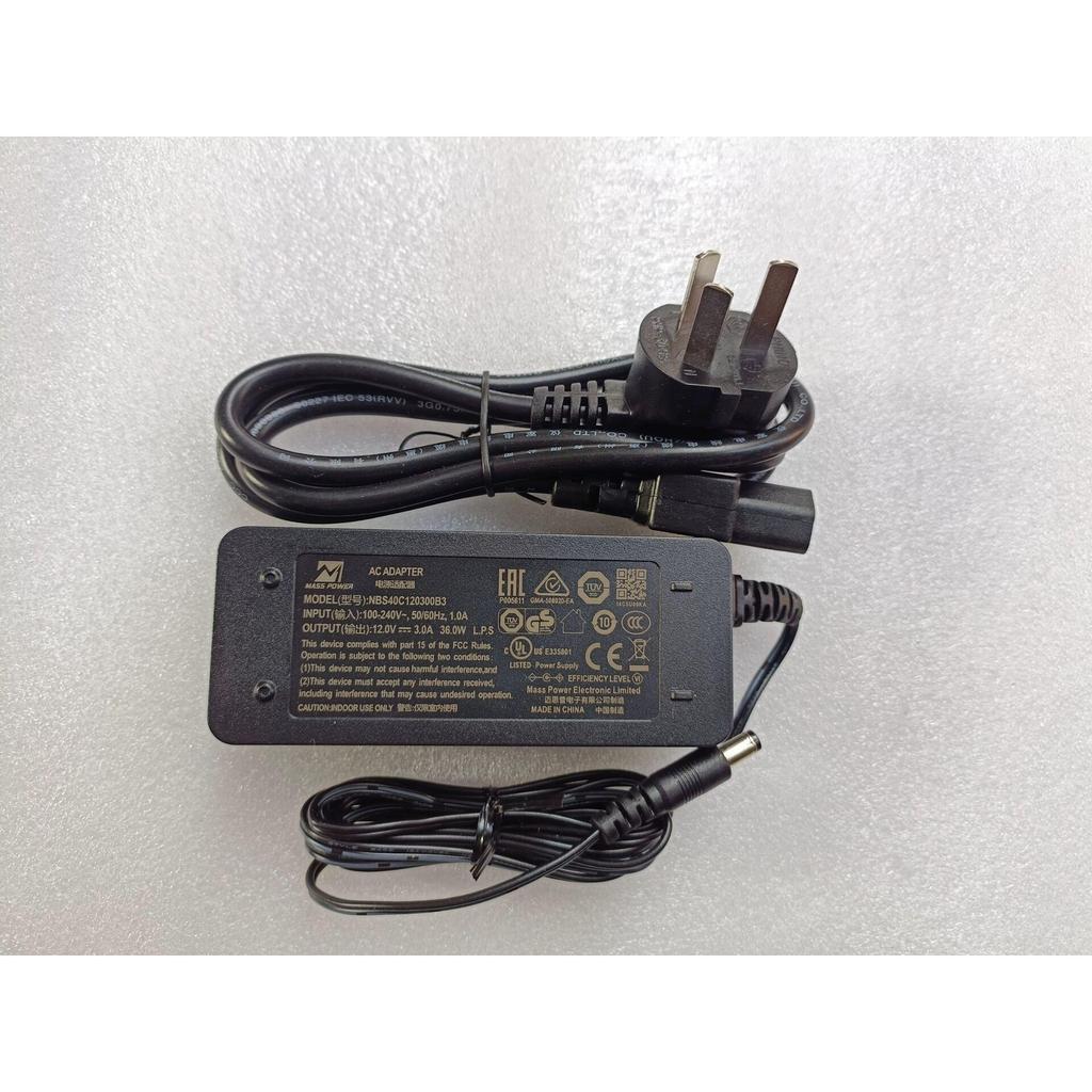 หม้อแปลง Mespu 12V3A NBS40C120300B3 ปลั๊กซัพพลาย 5.5 * 2.1MM