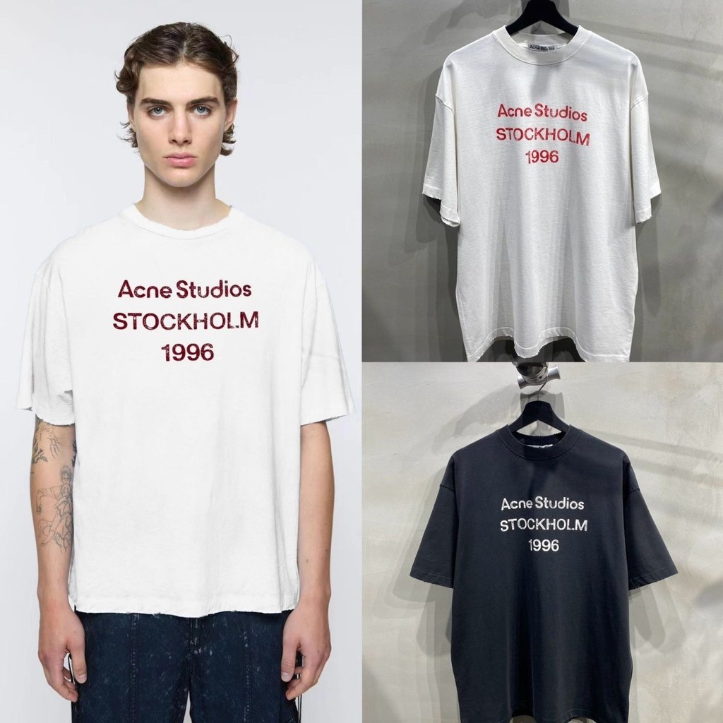 สิว.ตัดสิน ใหม่แฟชั่นเสื้อยืดผ้าฝ้ายตัวอักษรย้อนยุค 1996 พิมพ์แขนสั้นสําหรับผู้ชายและผู้หญิง