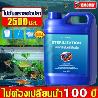 🔥100 ปีไม่เปลี่ยนน้ำ🔥CMOMO จุลินทรีบ่อปลา 2500ml ปรับปรุงคุณภาพน้ำ ดูแลสุขภาพปลา ละลายอุจจาระ ดับกลิ่นเหม็น แท้ 100%