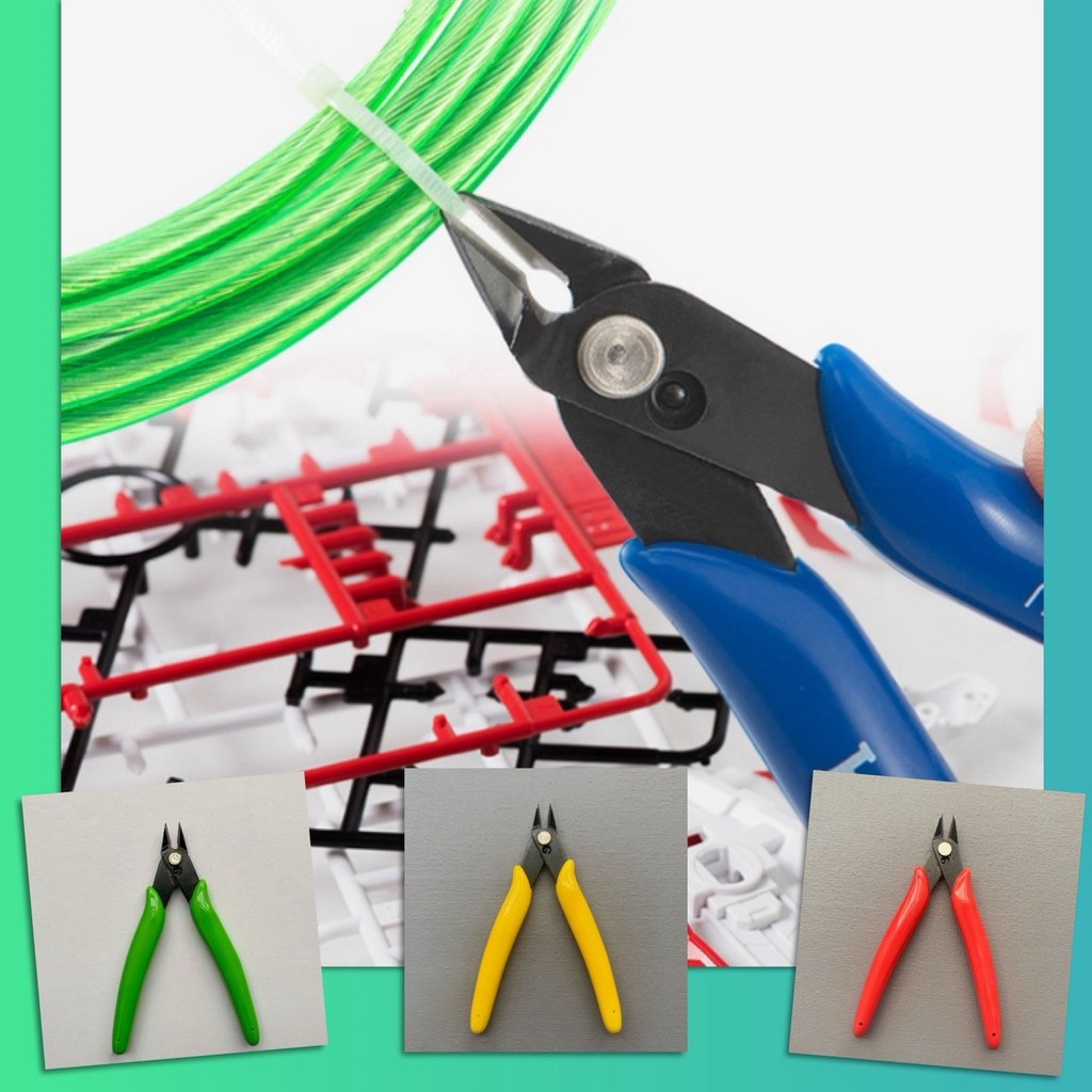 🌷 คีม ตัด เคเบิ้ลไทร์ สายรัด cable tire รุ่นคมพิเศษ คีมขนาดเล็ก คีมตัดสายไฟ อเนกประสงค์ เครื่องมือช่