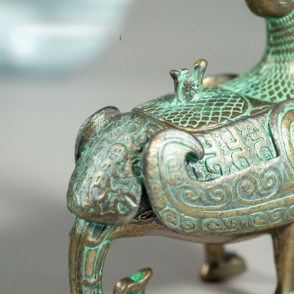 Jinhou Bird Zun Shanxi Museum Treasure of Town Hall Cultural Creative Bird Zun ของที่ระลึกพิพิธภัณฑ์