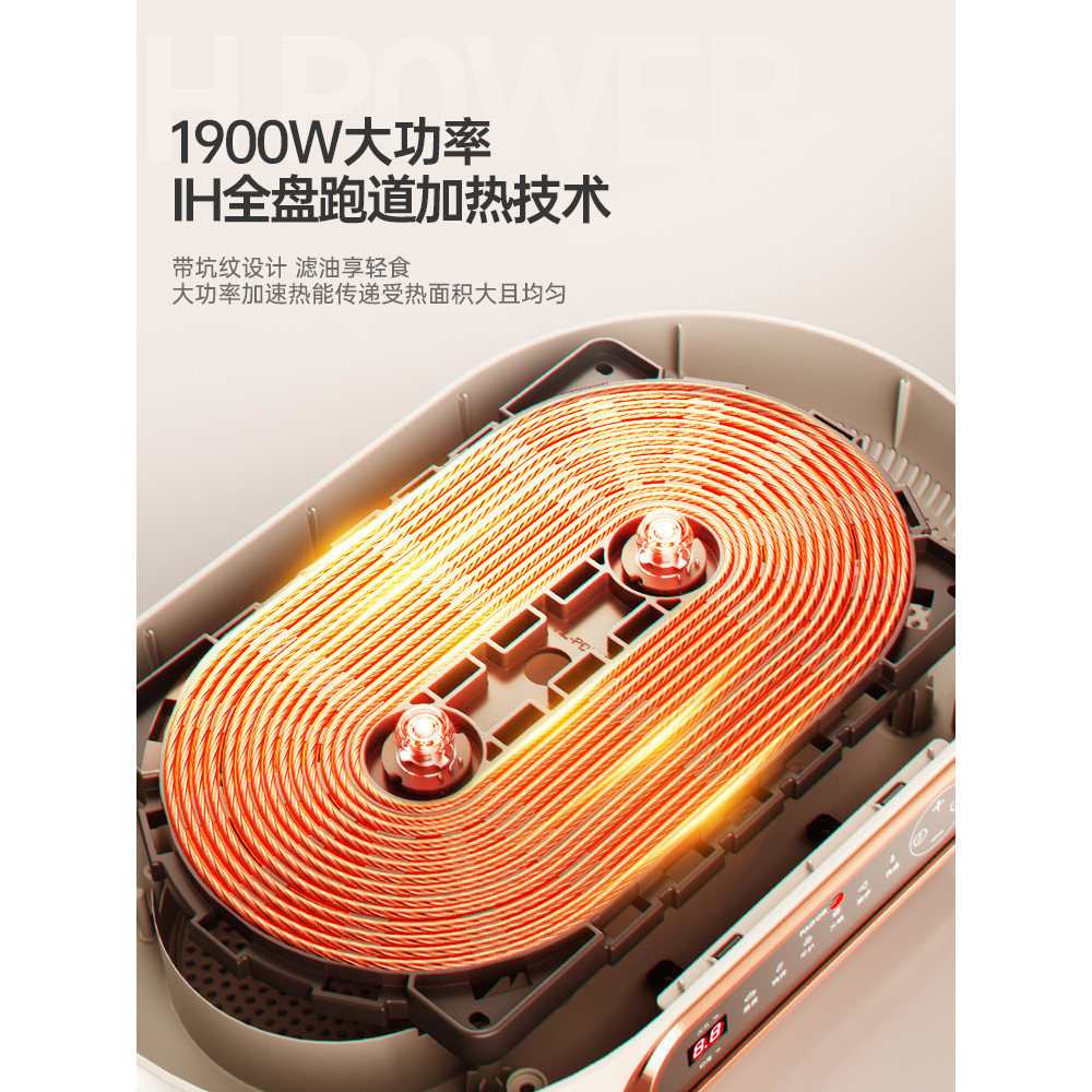 FAGOR FAGOR Multi-Function IH ทําอาหารหม้อในครัวเรือนปลาย่างไฟฟ้าหม้อขนาดใหญ่-ความจุแยกประเภท Shabu-