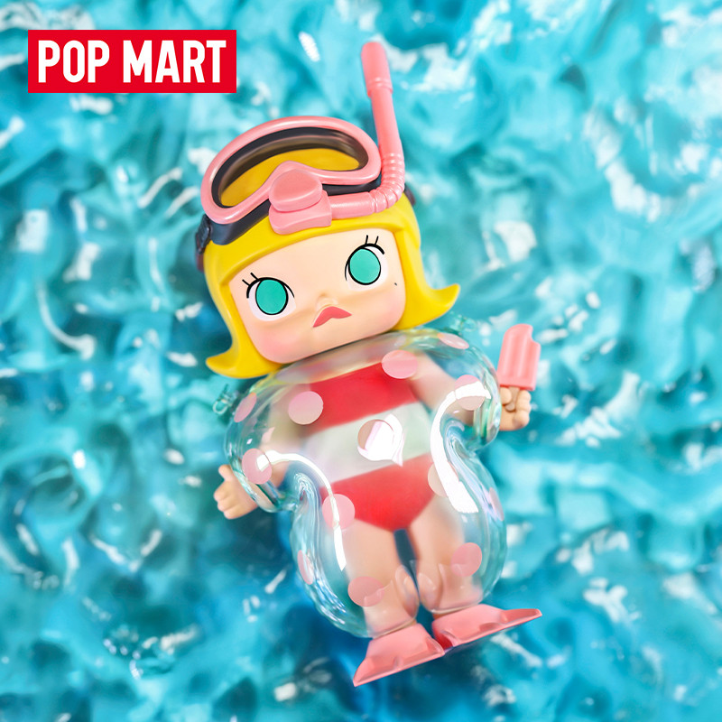 POPMART POPMART MOLLY Bubble Summer Hanging Card Figure Jewelry Creative Cute Gift Toys Cute Things
