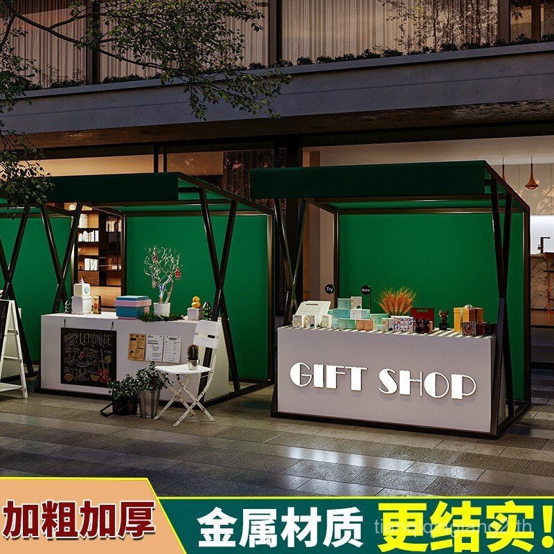 ชั้นวางกิจกรรมศิลปะเหล็ก ตลาด Mobile Stall ห้างสรรพสินค้ารถบรรทุกจําหน่ายกลางแจ้ง Night Market Stall