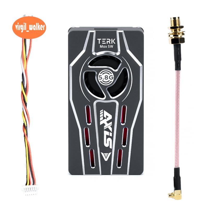 สําหรับ VTX 5.8G 5W VTX 48CH เครื่องส่งสัญญาณวิดีโอ FPV สําหรับ FPV Freestyle RC โดรนระยะไกล