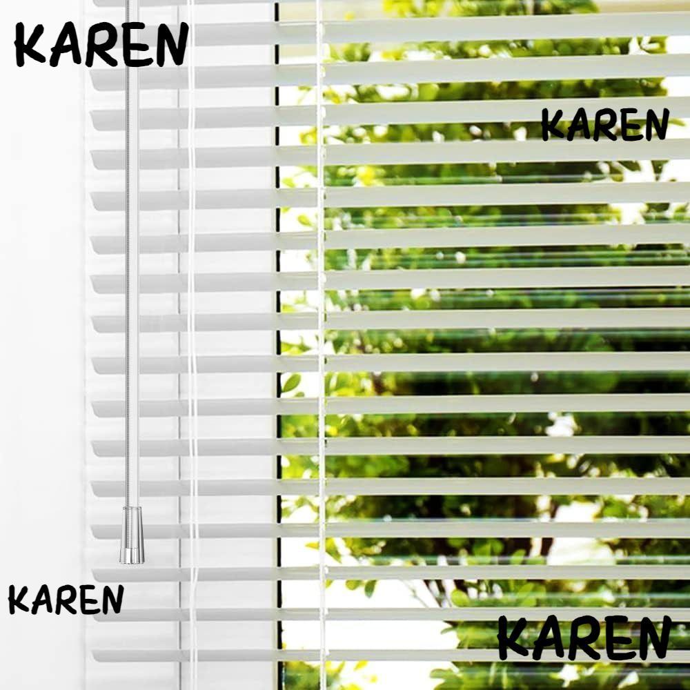 KARENGOODS Curtain Stick, Home Transparent Blinds Stick, Replacement ไฟเบอร์กลาส Window Opener Rod