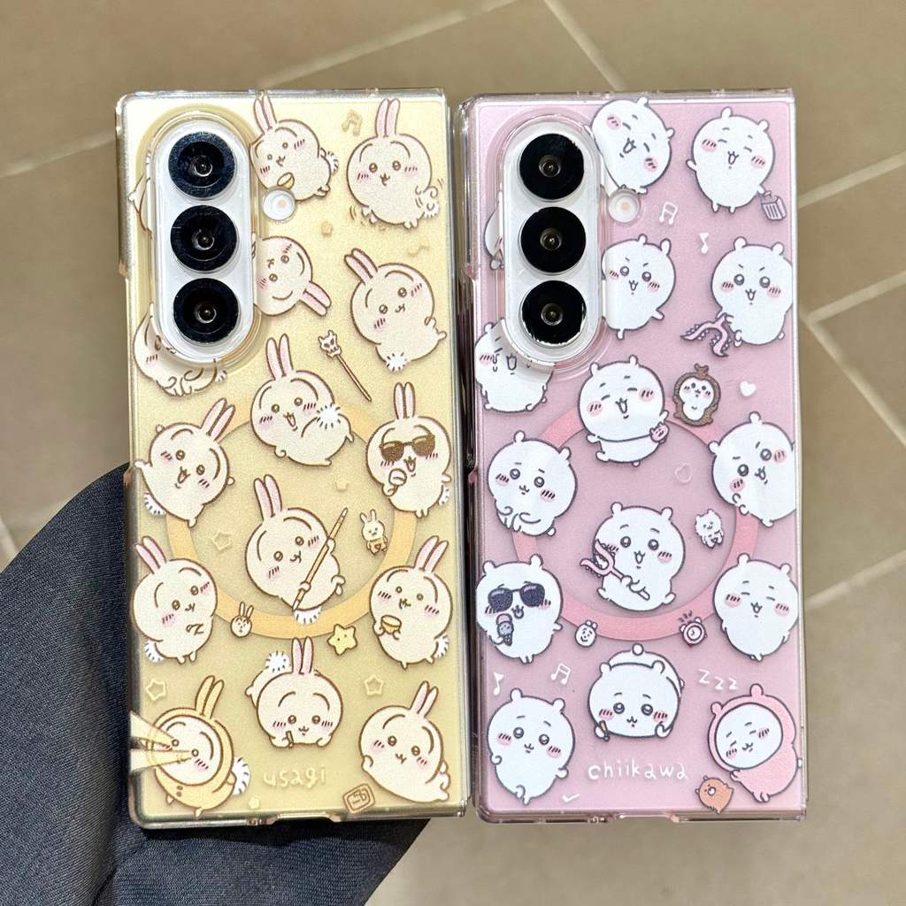 Samsung Z Fold8 Wide/7/6Magnetic รวมทุกอย่าง Hard Shock-proof เคสโทรศัพท์zfold5/4การ์ตูน Jii Kawaii PC เคสป้องกัน