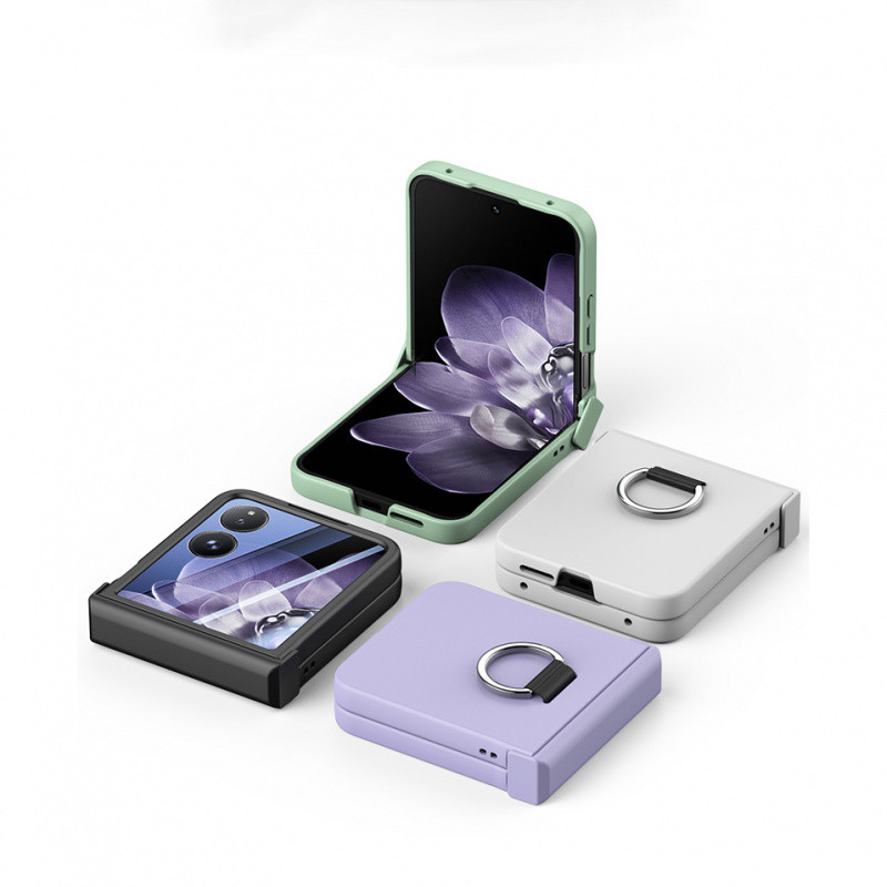 สําหรับ Xiaomi Mix Flip, Mix Flip 2, เคสโทรศัพท์หน้าจอพับวงแหวนไวต่อผิวใหม่, ฝาครอบป้องกันป้องกันการตก PC คุณภาพสูง ราคา ถูกที่สุด ดีลบีเคเค แกลเลอรีภาพที่ 8