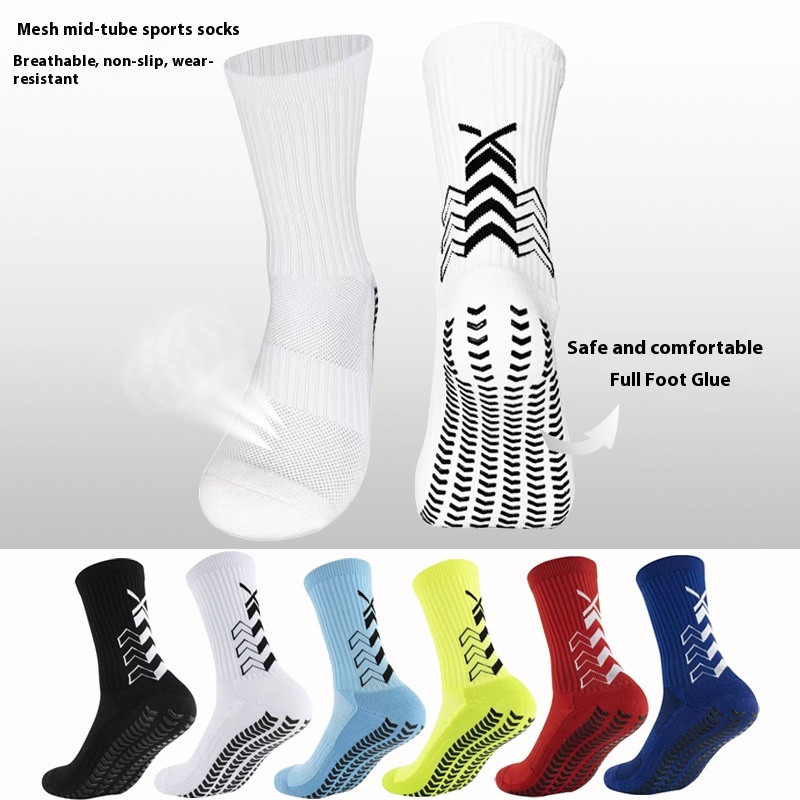 ถุงเท้าผู้ชายสำหรับฟุตบอล กันลื่น ให้การรองรับที่ดี