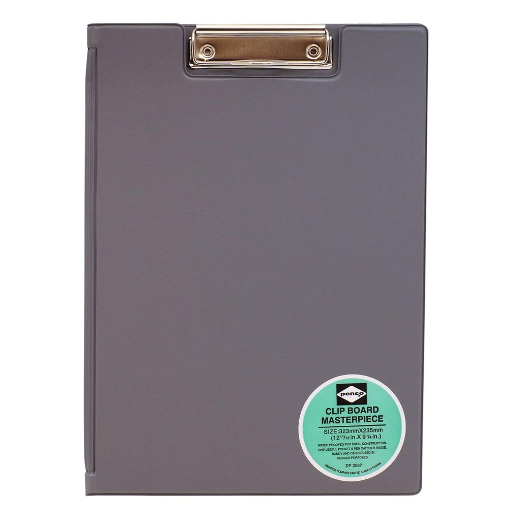PENCO Clipboard A4 Gray [DP3297], Japan Diary/ Journal Stationery