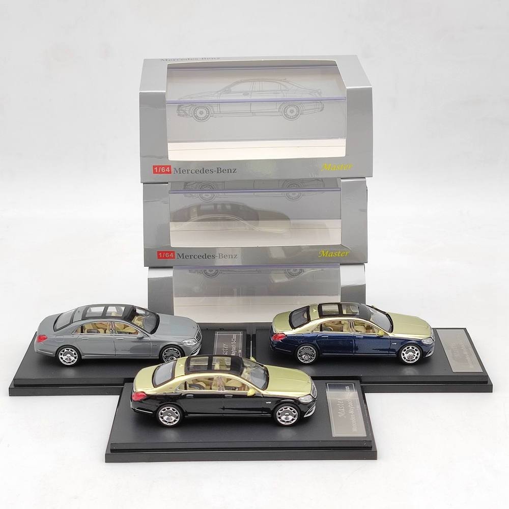 ขายราคาต่ํา 1: 64 Master Benz Maybach Maybach S560 S650 โมเดลรถอัลลอย
