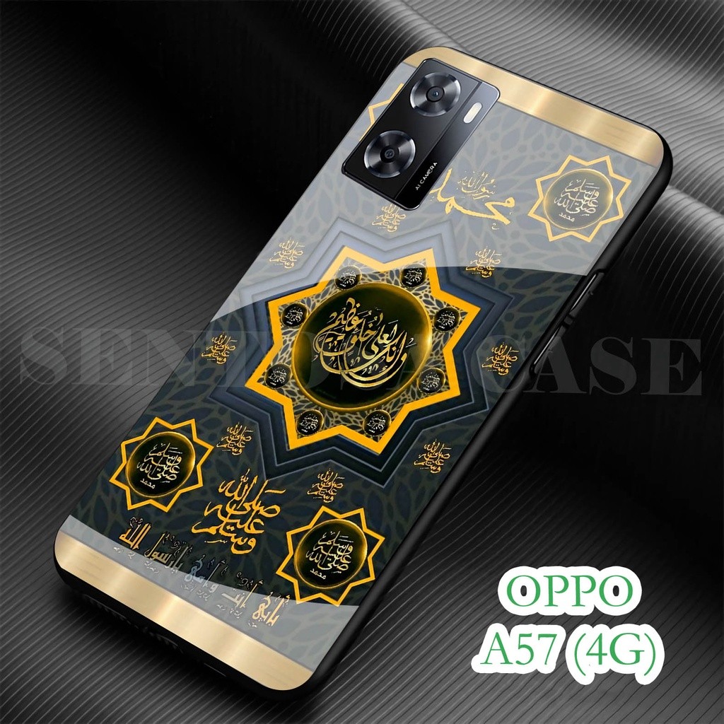 Softcase Glass Kaca OPPO A57 (4G) 2022 - เคส HP OPPO A57 (4G) 2022 [ S58 ].
