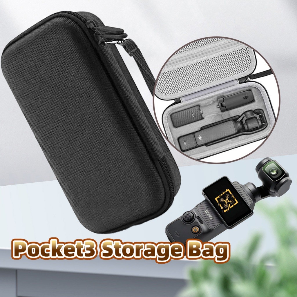 รับคูปองก่อนสั่ง！ กระเป๋าเคสสำหรับ case pocket 3 วัสดุEVAกันน้ำ ป้องกันกล้อง กันกระแทก อุปกรณ์เสริม - รูปที่ 3