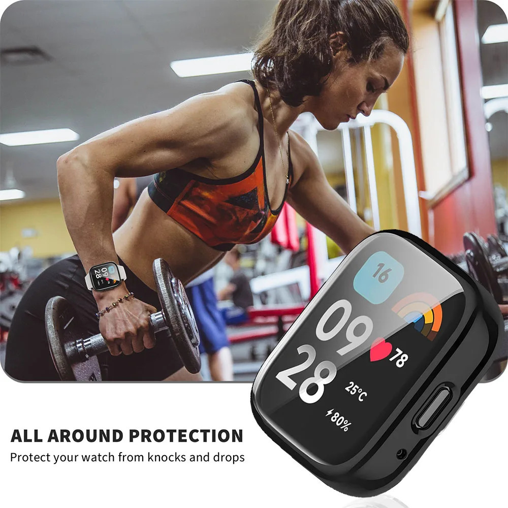 ฝาครอบ TPU นิ่มแบบป้องกันรอบด้าน for Xiaomi Redmi Watch 3 ACTIVE / Mi Watch 3 Lite กรณีนาฬิกา ราคา ถูกที่สุด โปรบีเคเค แกลเลอรีภาพที่ 4