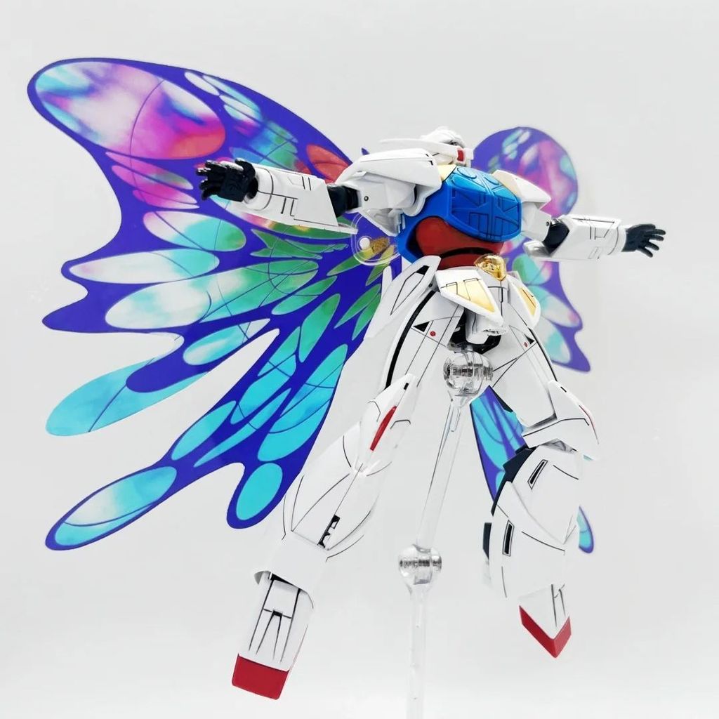 ใหม่สําหรับปี 2026 Magic Armor ko Reverse A Gundam Assembly Model HG 1/144 Reverse A Figure Moonlight Butterfly Wings20251028
