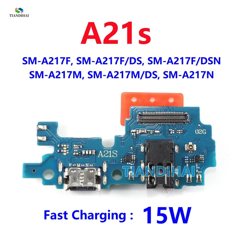 สําหรับ Samsung Galaxy A21s A217 A217F A217F/DS A217M A217N USB Charger Dock Connector Board Fast ชา