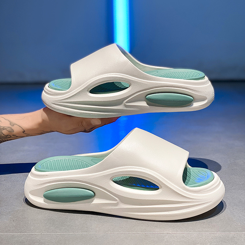 36-45 รองเท้าแตะคู่คุณภาพสูงรองเท้าแตะแบบใหม่ฤดูร้อนสวมใส่ด้านนอกรองเท้าแตะใส่ในบ้านลําลอง ส