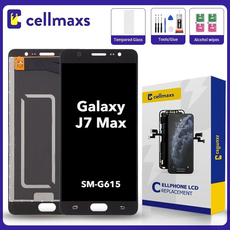 สําหรับ SAMSUNG Galaxy J7 Max G615 เปลี่ยนหน้าจอสัมผัส LCD