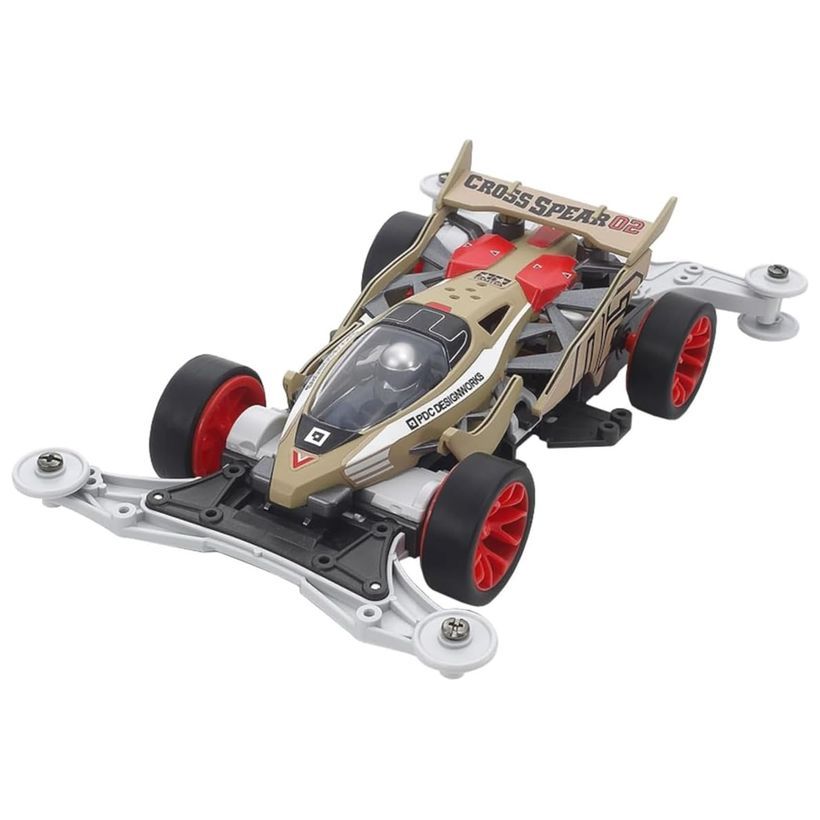 TAMIYA รถมิเนียมินิช์ควิก 1/32 รุ่น No.104 Cross Spear 02 พร้อมโครง VZ 18104