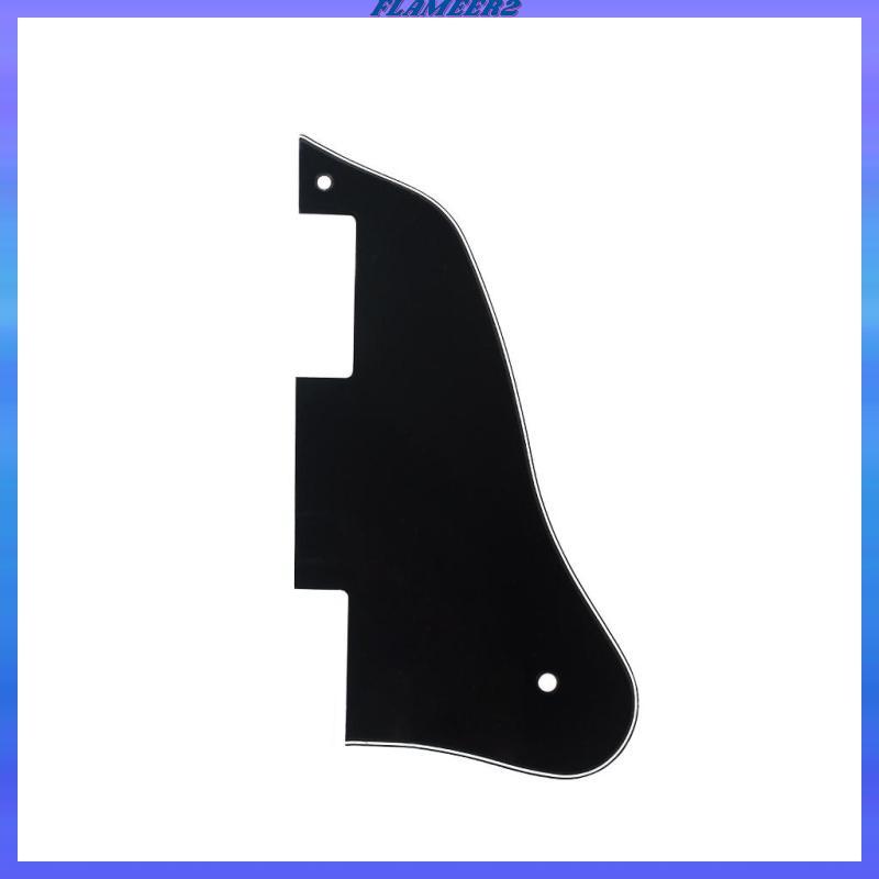 [Flameer2] แผ่นรอยขีดข่วน Pickguard สามชั้นที่ทนทานสําหรับชิ้นส่วนทดแทนกีตาร์ ES335 สีดํา