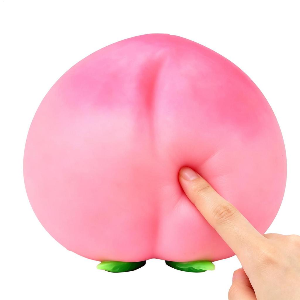 16 ซม.จําลองพีชผลไม้ Squishy ของเล่นขนาดใหญ่ช้า Rising Peach Squeeze Ball Sensory Fidget ของเล่นสําหรับเด็ก