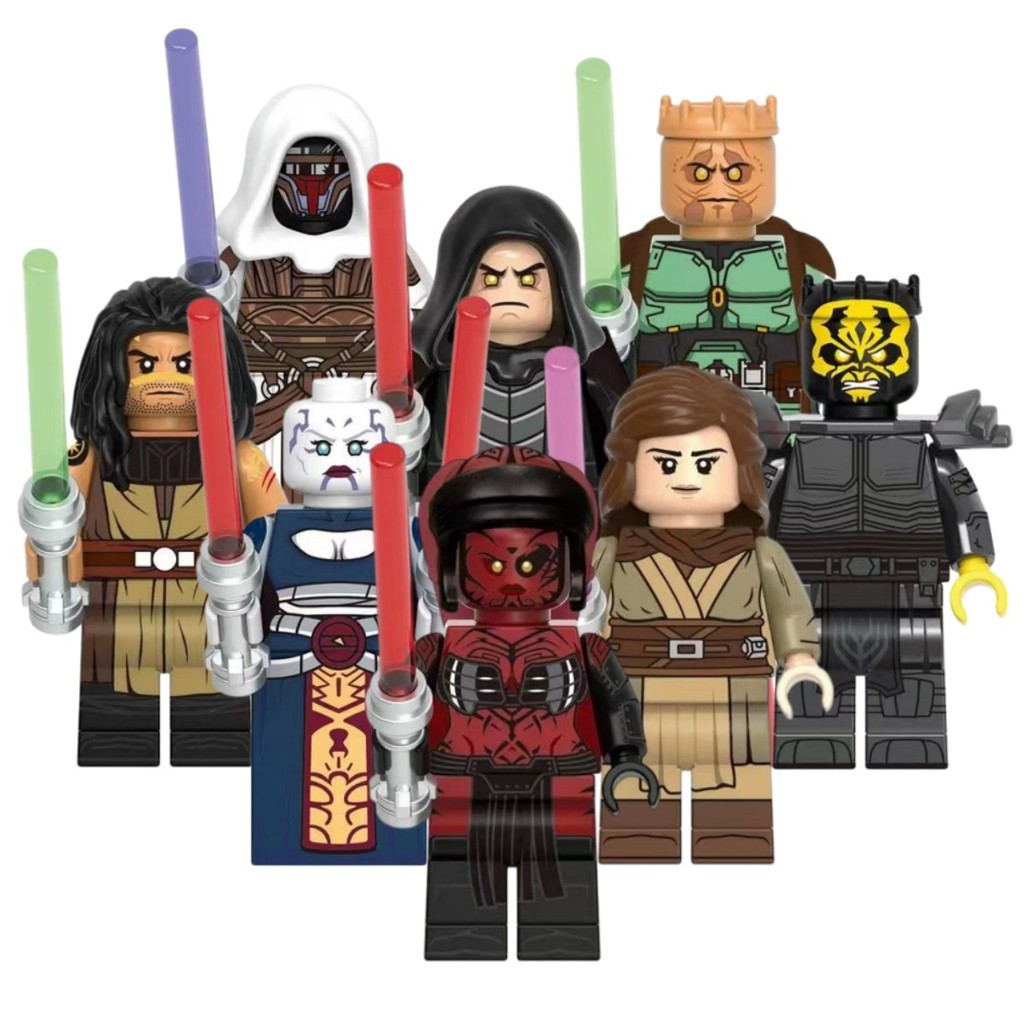 Space War Action Figure Kao Cen Darach Darth Caedus Quinlan Vos Jaina Solo Jedi Knight Revan ของเล่นคอลเลกชันบล็อกอาคารสําหรับเด็ก