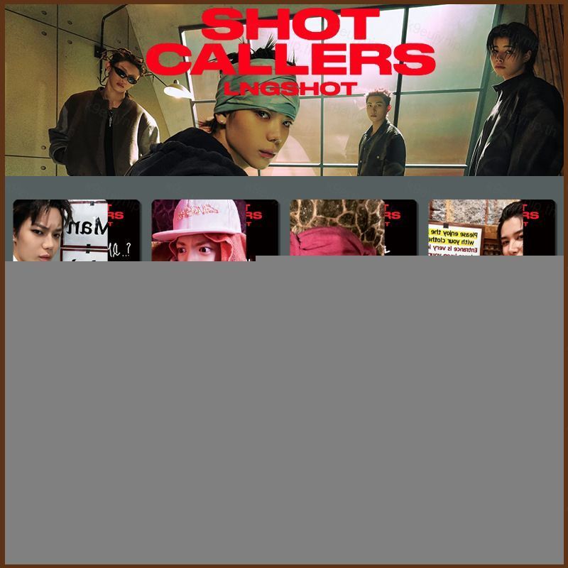 4 ชิ้น/เซ็ต LNGSHOT การ์ด LOMO Jay Park 1st EP อัลบั้ม SHOT CALLERS โปสการ์ดคอลเลกชันดาวอุปกรณ์ต่อพ่