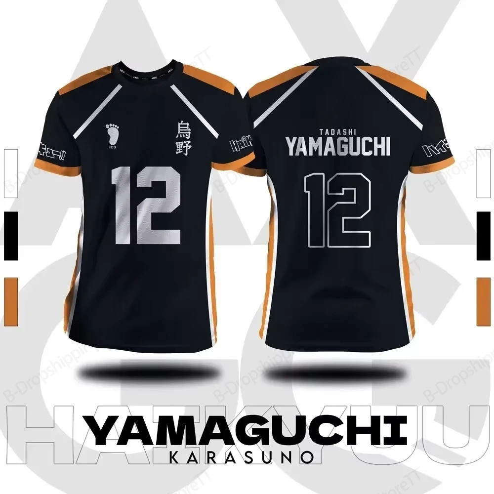 ไฮคิว!! Hinata 3D Tee - Vibrant Anime Top