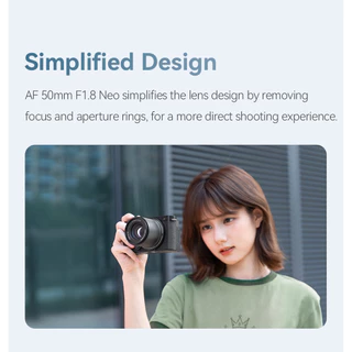 TTArtisan Neo AF 50mm F1.8 Full Frame Auto Focus Lens for Sony E / L / Nikon Z Mount เลนส์ออโต้โฟกัส ประกันศูนย์ไทย 1 ปี