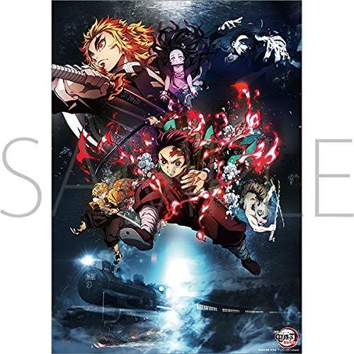Demon Slayer: Kimetsu no Yaiba the Movie: Mugen Train Movie Key Visual Mini Clear Poster A3 SizeNIco