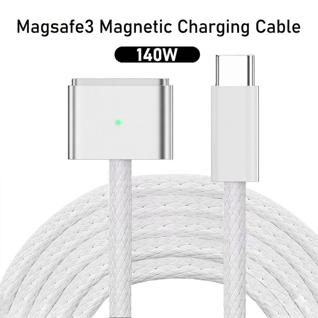 140W USB-C ถึง Magsafe 3 สายแม่เหล็กชาร์จเร็วสําหรับ MacBook Air & MacBook Pro KA