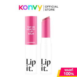 Lip It Tint Me Healthy Lip Balm 3g #02 Watermelon ทินท์บาล์ม ลิปอิท เติมสีฉ่ำ พร้อมมอบการบำรุงอย่างล้ำลึก.