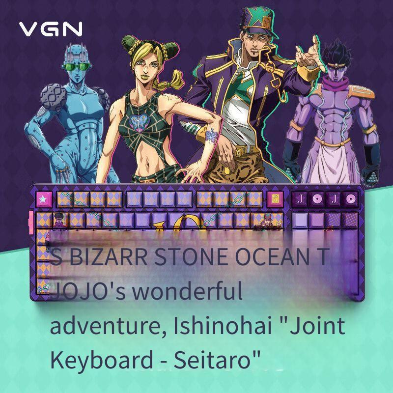 VGN V98Pro V2 คีย์บอร์ดเชิงกลสามโหมด JOJO ปลั๊กร้อน