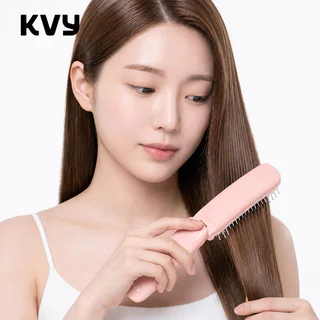 KVY Mirror Folding Comb #Pink เควีวาย หวีพับพร้อมกระจก 2in1 สีชมพู.