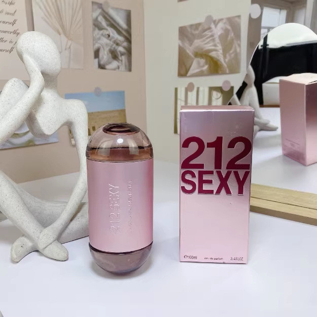 น้ําหอม 212vip Sexy Party 212 Silver Bottle น้ําหอมผู้ชาย 212 สีแดง